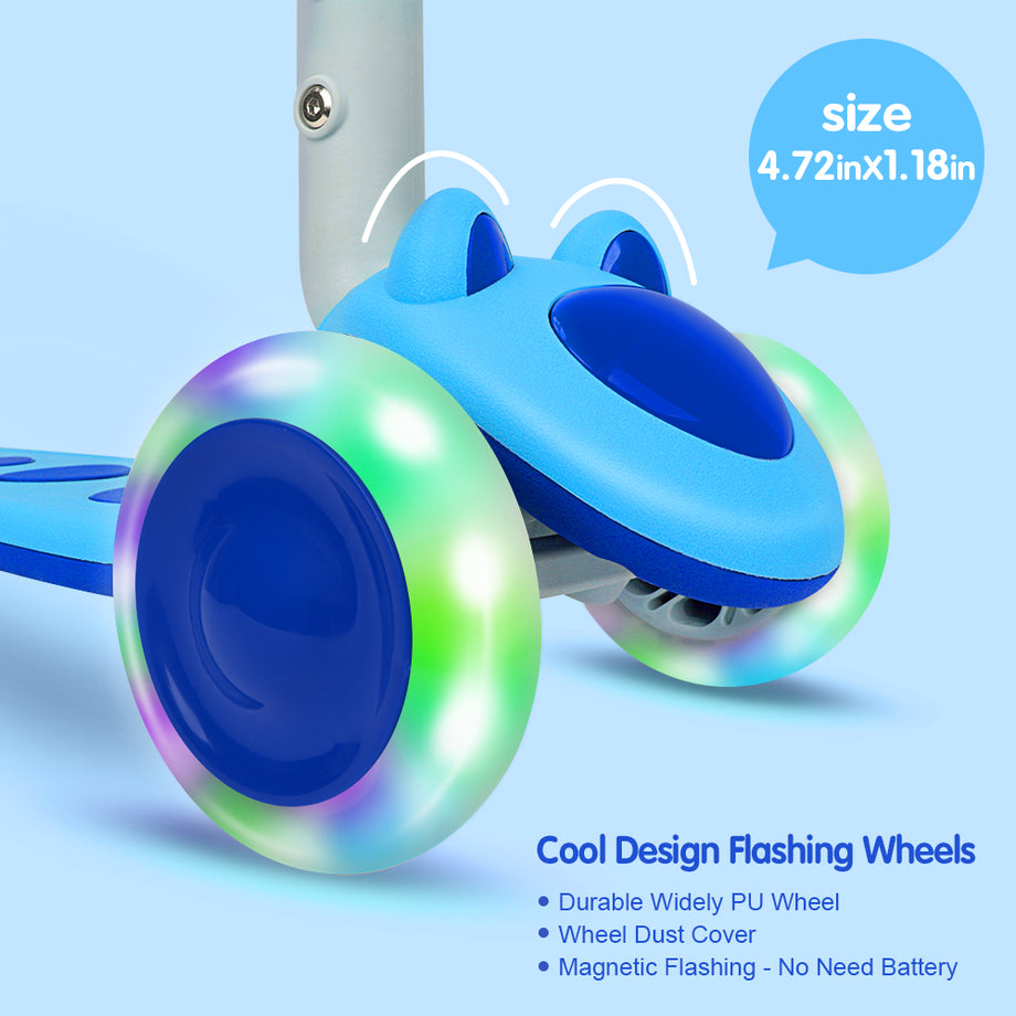 TONBUX Kids Scooter - Blue Cat