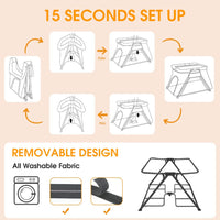 OUNUO 2 in 1 Pack n Play Portable Playard