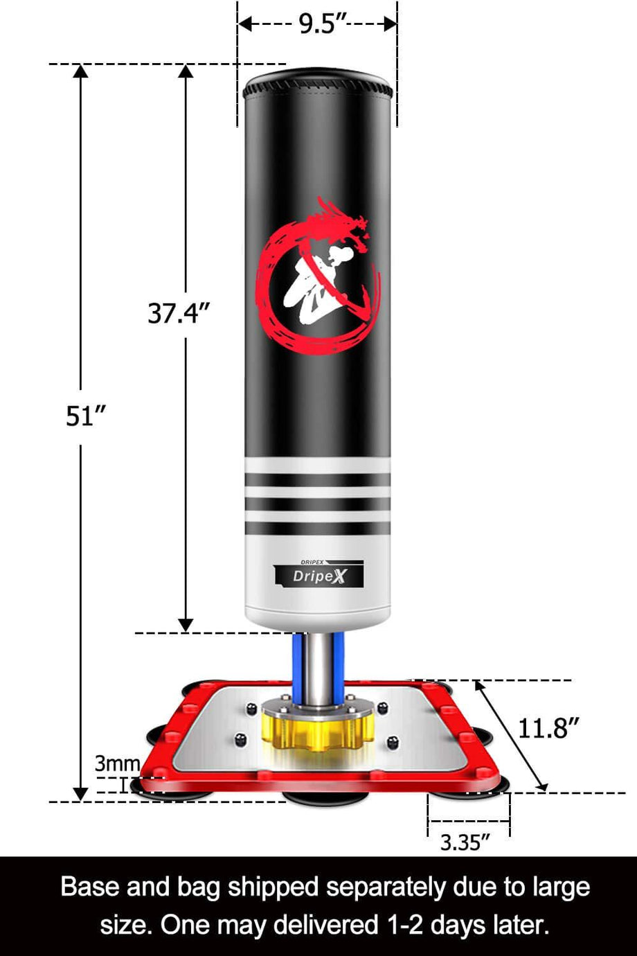 youth punching bag freestanding|Dripex-robustsport.com