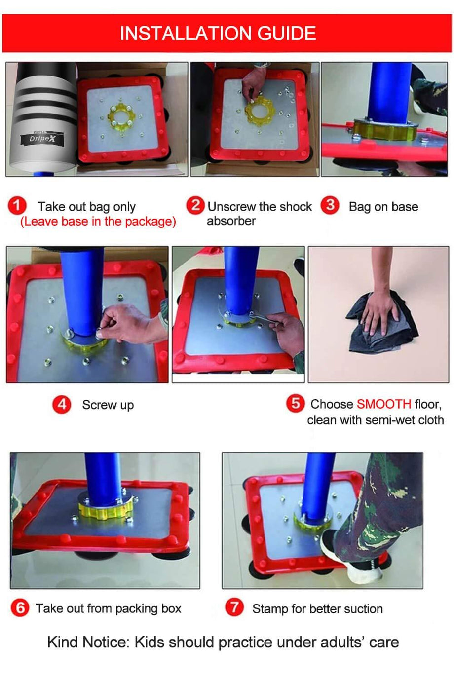 Self standing punching bag|Dripex-robustsport.com