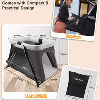 OUNUO 2 in 1 Pack n Play Portable Playard