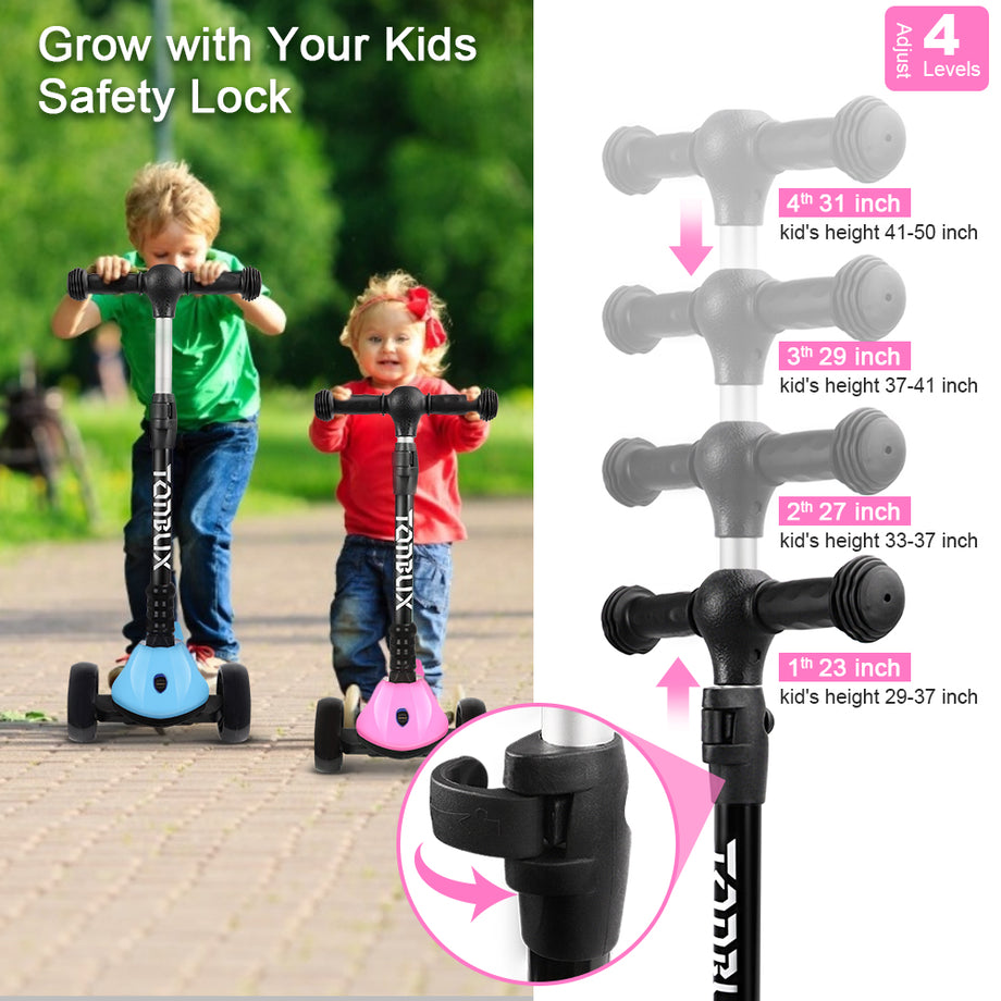 TONBUX Foldable Kids Scooter
