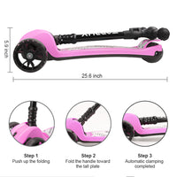 TONBUX Foldable Kids Scooter