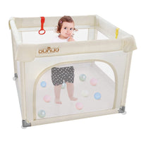 OUNUO Small Portable Baby Playpen Play Yards 90*90 CM