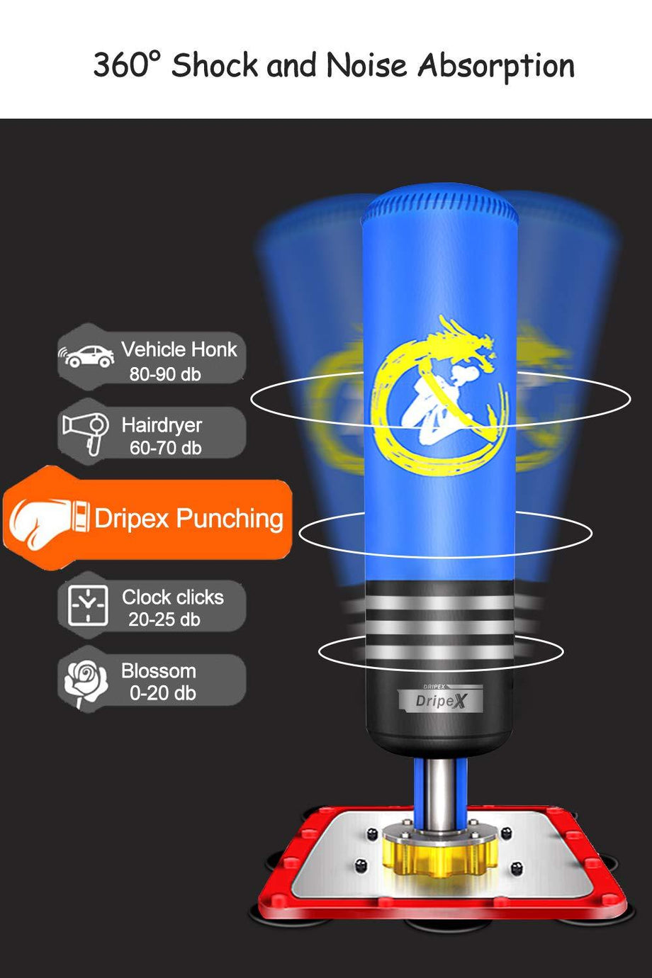 Dripex Kids Freestanding Punching Bag