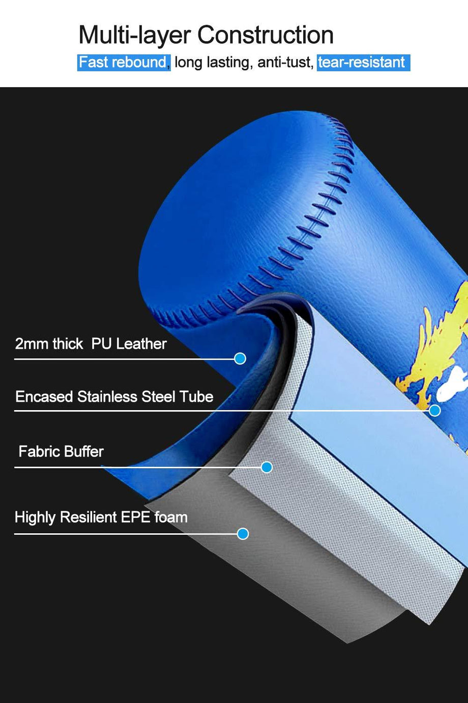 Dripex Kids Freestanding Punching Bag