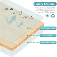 Yoleo Adjustable Kids Desk and Chair Set Kids Study Table and Chair Set