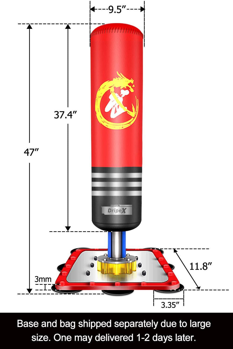 Dripex Kids Freestanding Punching Bag