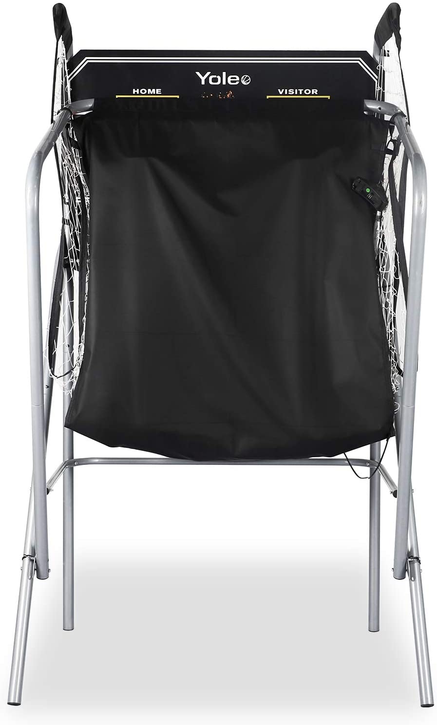 Yoleo Indoor Basketball Arcade Game, Official Dual Shot Sport – 10 Games and 6 Audio Options – Durable Construction – Easy Fold Up