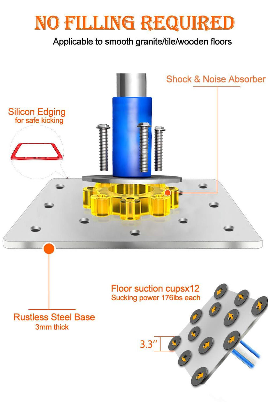 Dripex Kids Freestanding Punching Bag