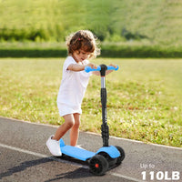 TONBUX 2 in 1 Kids Kick Scooter with Adjustable Height Removable Seat
